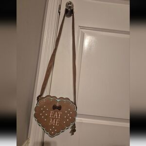 Alice in wonderland eat me crossbody purse